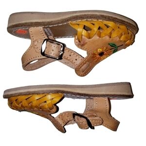 Mexican Sunflower Babygirl Huaraches